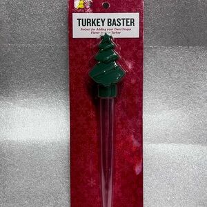 Turkey Baster with Christmas Tree Design